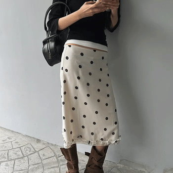 Hey Dot Midi Skirt