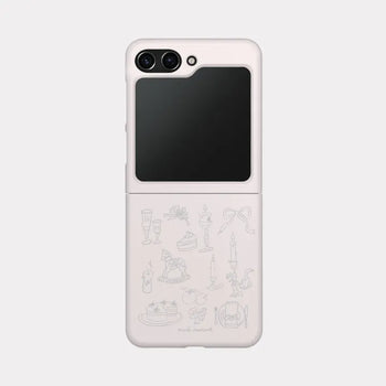 holiday table Galaxy Zflip 7 case hard jet
