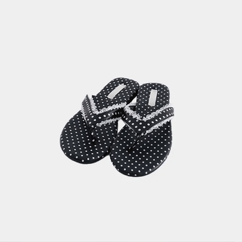 Chekov Dot Frill Flip-flops Slippers
