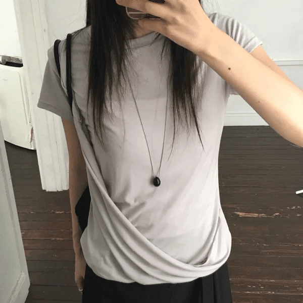 Modi Drape Short Sleeve T-shirt (3 colors)