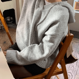 Able Loose Fit Hooded Knit