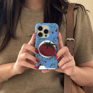 Capri Tomato iPhone MagSafe Grip Talk Holder Acrylic