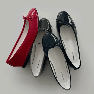Mutten Ribbon Flat Shoes
