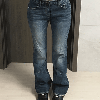 VINTAGE FADED Low Bootcut Denim