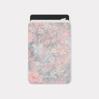 Romantic Garden MagSafe Card Transparent Wallet Pocket Case