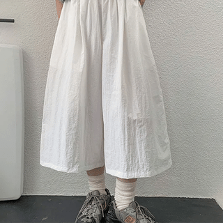 Hisetter Rivet Nylon Banding Bermuda Shorts
