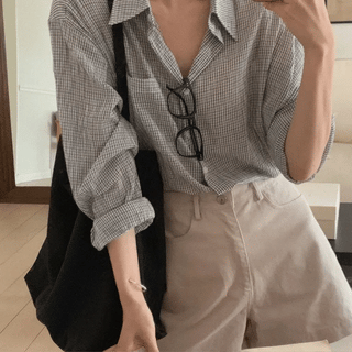Tabi check shirt