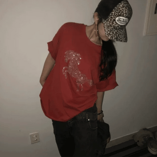 Horse Hotfix Over T-shirt