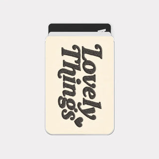 Lovely Things MagSafe Clear Card Wallet Pocket Case
