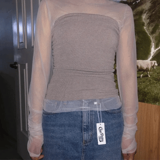 Shirred Wing T-shirt