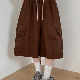 Pleutney Cotton Cargo Bermuda Pants