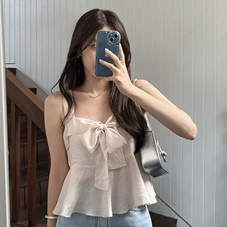 Silky Ribbon Sleeveless / Two-way