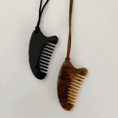 Milky Way Hair Comb Necklace