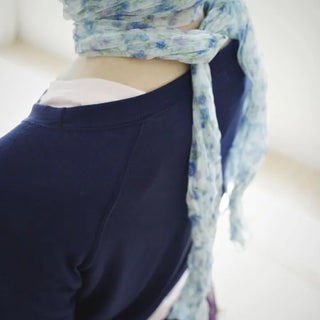 Crinkle Flower Scarf