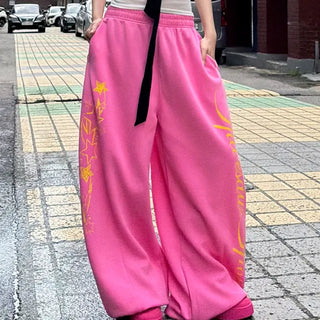 Pink Side Yellow Pants