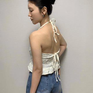 Chewing Layered Button Sleeveless Top
