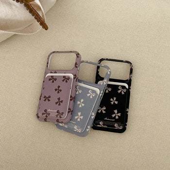 tied dreams pattern MagSafe card slot wallet pocket case