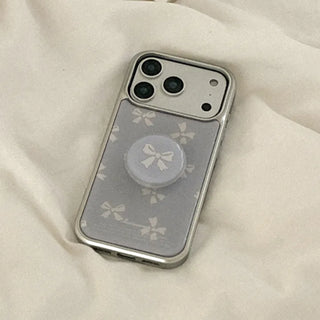 tied dreams pattern iPhone 18 Pro Galaxy Epoxy Silver Bumper Case