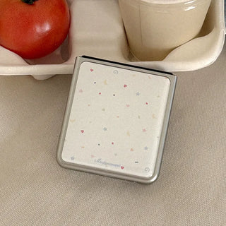 Sparkling Moon Galaxy Z-Flip Fold 8 MagSafe Silver Bumper Case