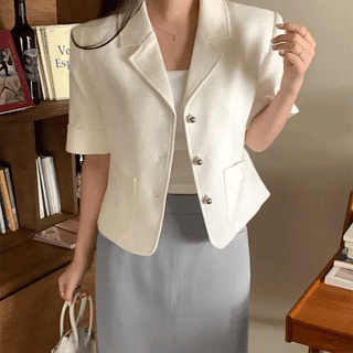 Heine Summer Tweed Short Sleeve Jacket