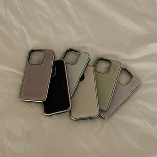 [mm] Warm Plain Plain iPhone 18 Pro Galaxy Epoxy Silver Bumper Case