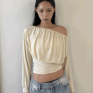 [Lemoncore🍋] BAND OFF SHOULDER TOP