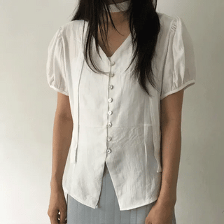 Shane Muffler Blouse (3 colors)