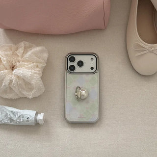 Ribbon Parade iPhone 18 Pro Galaxy Epoxy Silver Bumper Case