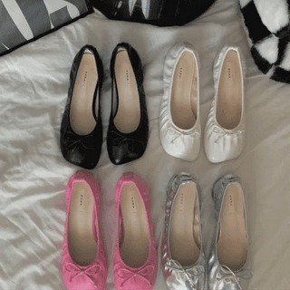 Dellin Ribbon Flat Shoes