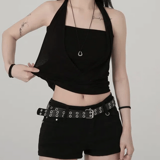 DIA Dot Hotfix Halterneck Sleeveless 4co
