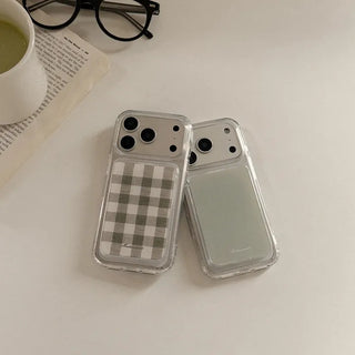 [Set] Matcha Mood MagSafe Phone Case Transparent Card Wallet Set