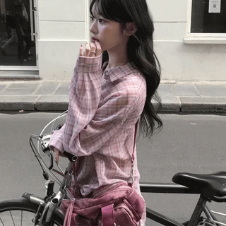 Vintage Washed Pink Bag