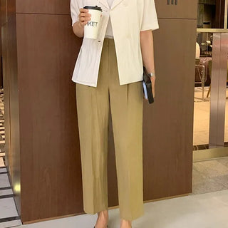 Drive Linen Pintuck Pants