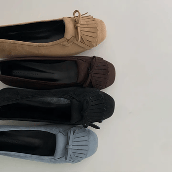 Rooney suede flat shoes