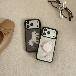Magic Pony iPhone 18 Pro Galaxy Epoxy Black Bumper Case
