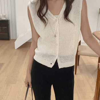 Rowing Knit Vest