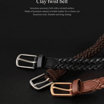 Clay Twist Belt -