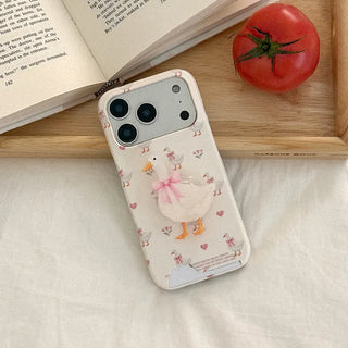 Cottage Duck MagSafe Card Phone Case for iPhone 17 Pro Hard
