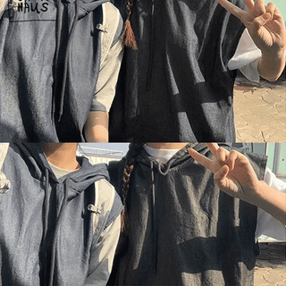 Cute Hooded Denim Vest