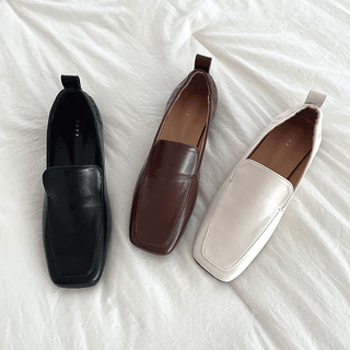 Marguerite Square Flat Loafers
