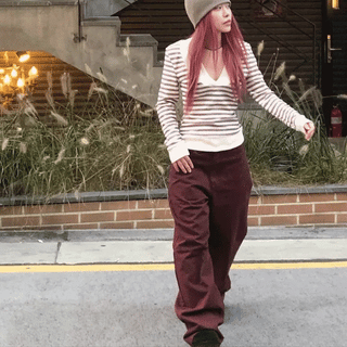 angel embroidered pants
