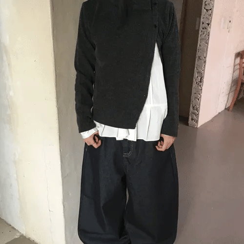 Newol Slit Turtleneck Knit (3 colors)