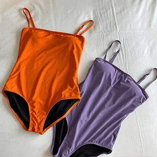 Colorful monokini swimsuit