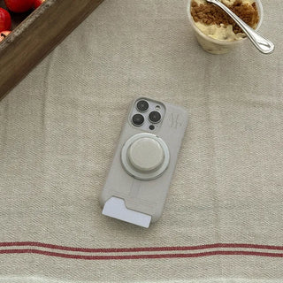 [mm] Warm Plain Design [Card Storage Phone Case]