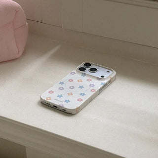 Flower Gingham MagSafe Hard Phone Case for iPhone 17 Pro