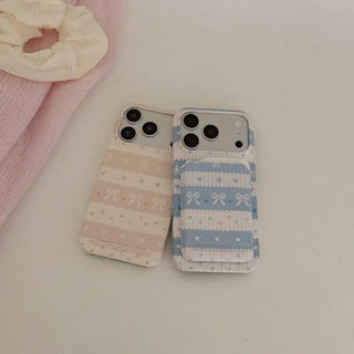 Ribbon Knit iPhone 17 Pro Hard Case