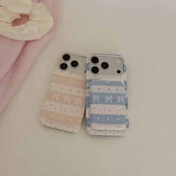 Ribbon Knit iPhone 17 Pro Hard Case