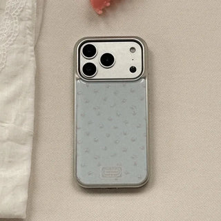 Tiny Rose Garden iPhone 18 Pro Galaxy MagSafe Silver Bumper Case