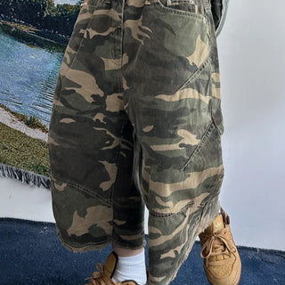 BALLING Camo 3/4 Tab Bermuda Shorts