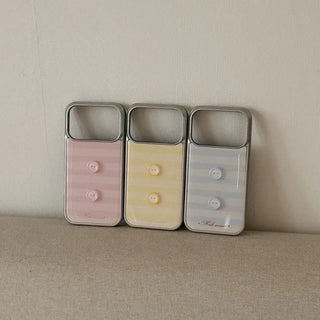 Mono Stripe iPhone 17 Pro Galaxy Epoxy Silver Bumper Case Parts